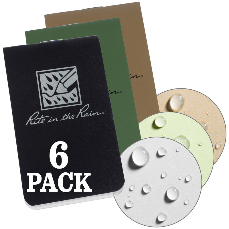 Rite in the Rain All Weather Green 4x6 Notebook Kit (No 946 Kit)