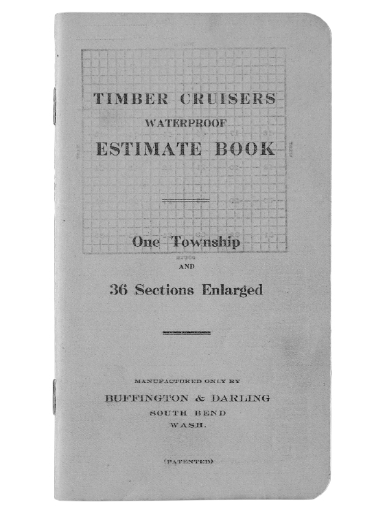 Timber Cruiser Notebook from 1916.