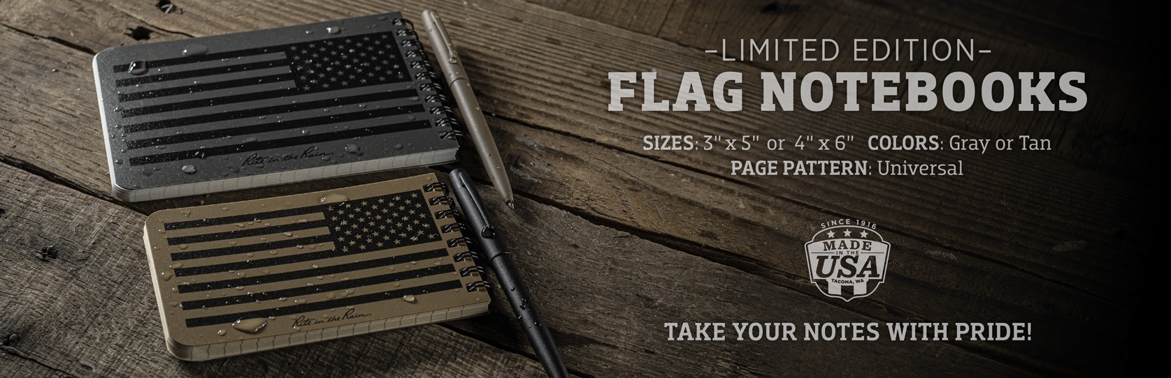 4" x 6" Rite in the Rain 996T All-Weather JTAC Logbook 
