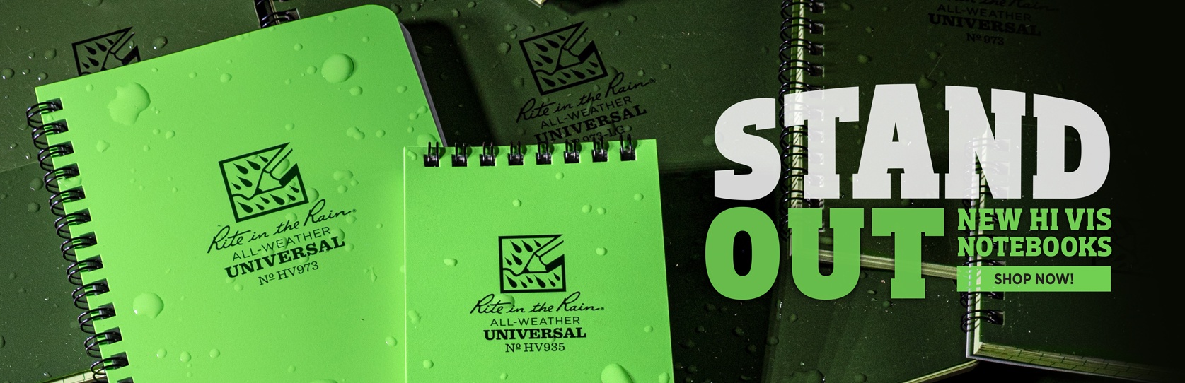 Stand out New Hi Vis Notebooks. Shop Now!
