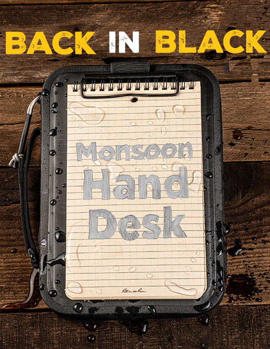 black hand desk