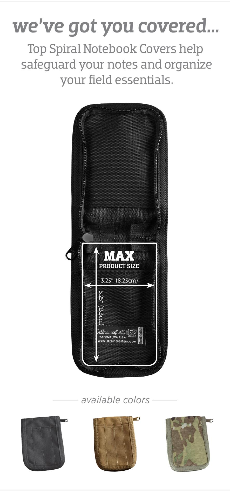 top spiral notebook cover