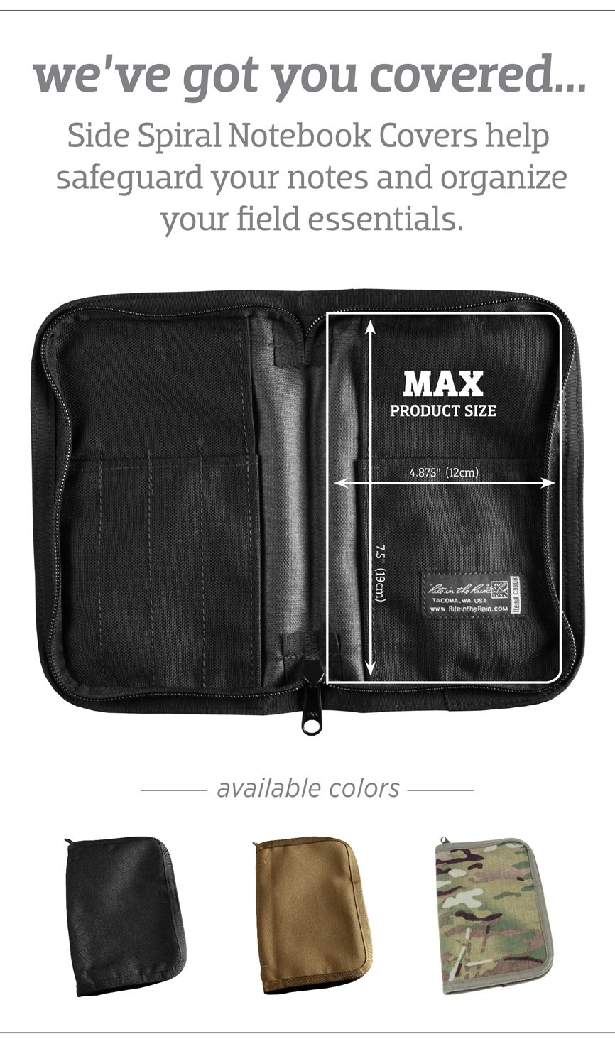 side spiral notebook cover