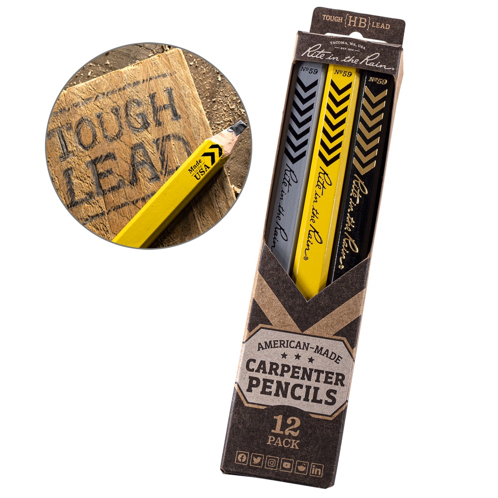 Carpenter Pencils (12-Pack)