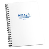 Side-Spiral Notebook DURARITE Universal Pattern White Cover Rite in the Rain Waterproof 4 5/8 x 7 No. 673 