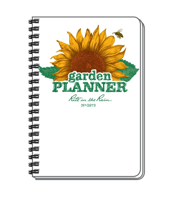 Rite in the Rain Garden Planner Notebook, 4.625 x 7, No. G73