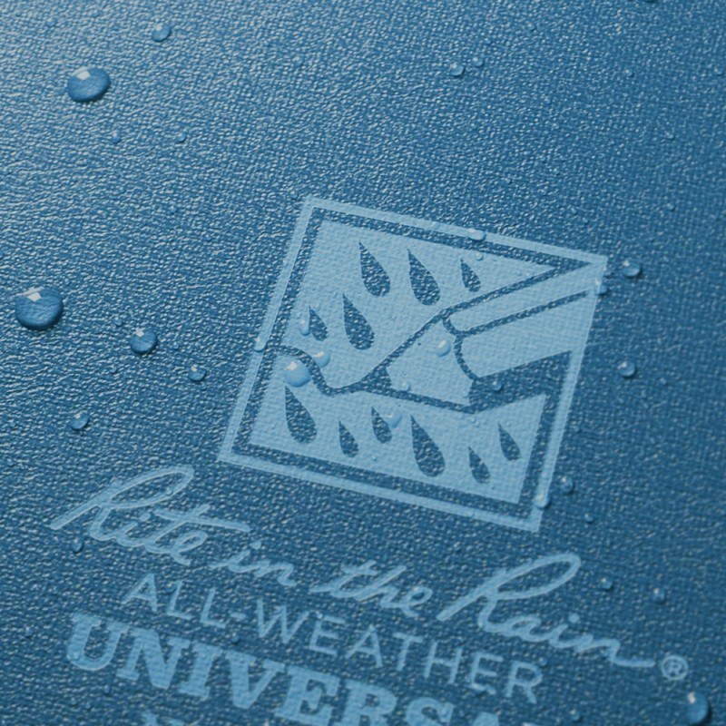 Water drops on Fabrikoid cover