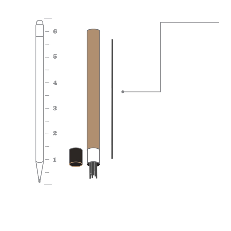 Rite in the Rain Mechanical Pencil Lead Refills, No. 13BR