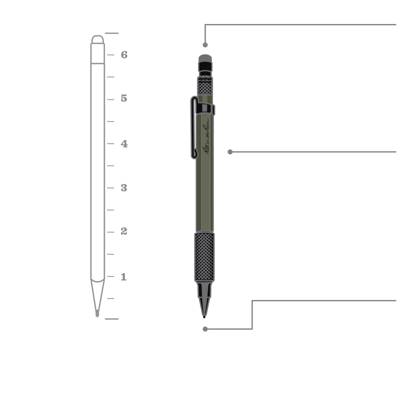 Rite in The Rain OD13 Mechanical Pencil - Olive Drab