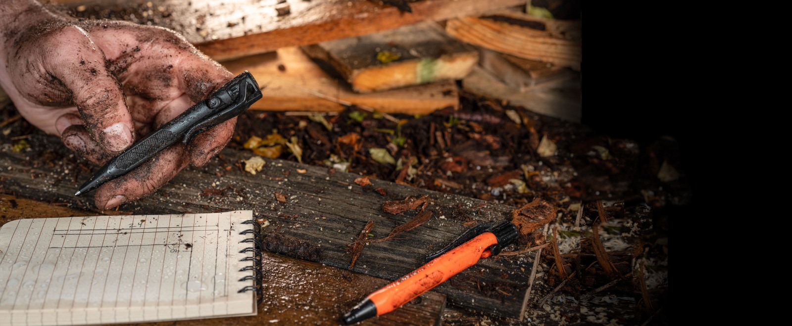 Mini-bolt action pen, partnering with Fisher and pokka. 